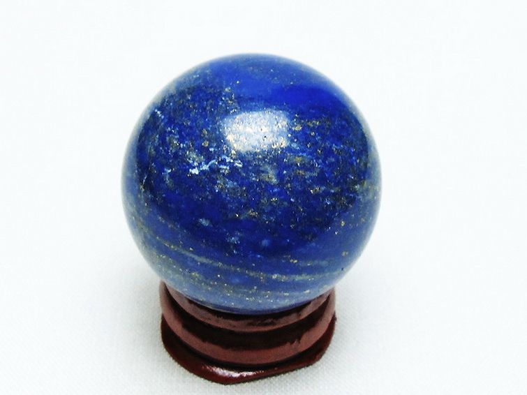 ラピスラズリ 丸玉 33mm [t218-3124] 3枚目
