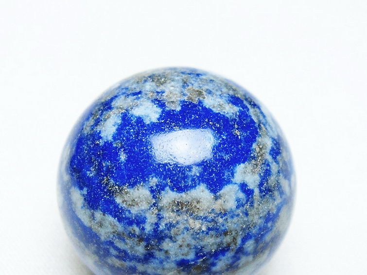 ラピスラズリ 丸玉 33mm [t218-3253] 2枚目