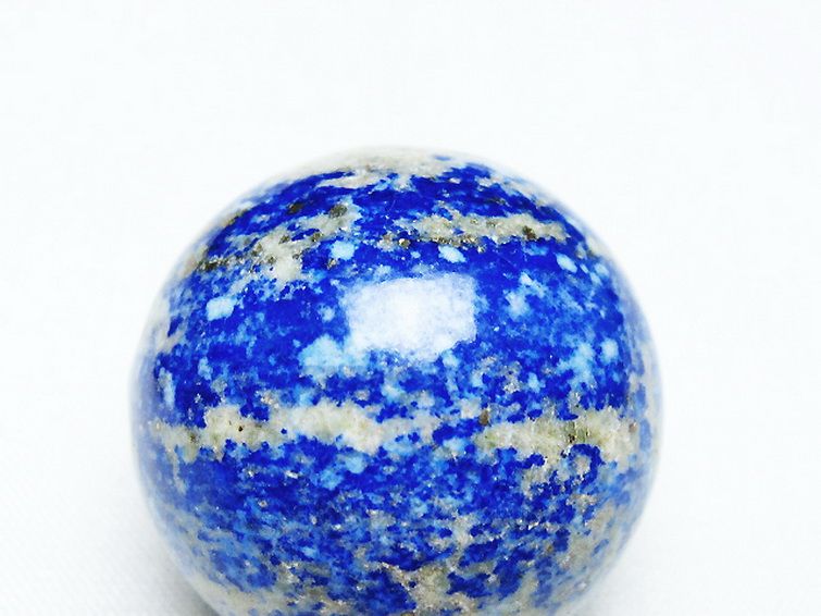 ラピスラズリ 丸玉 32mm [t218-3268] 2枚目