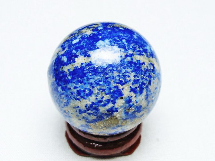 ラピスラズリ 丸玉 32mm [t218-3268] 3枚目