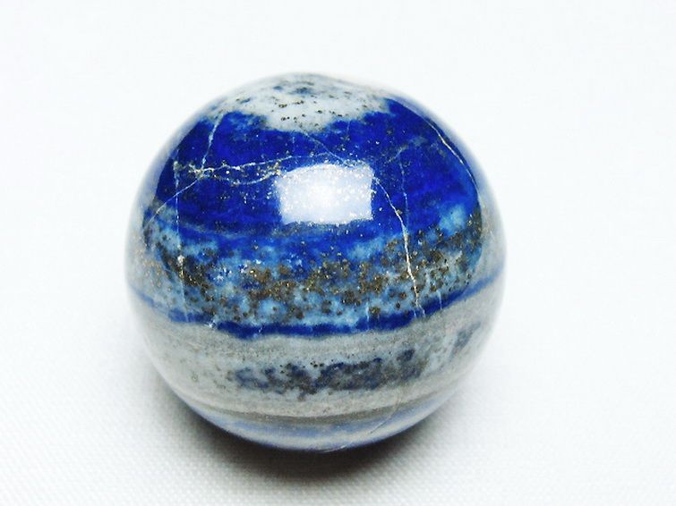 ラピスラズリ 丸玉 32mm [t218-3273] 1枚目