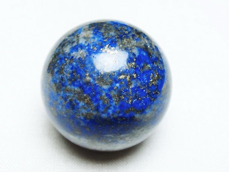 ラピスラズリ 丸玉 31mm [t218-3297] 1枚目
