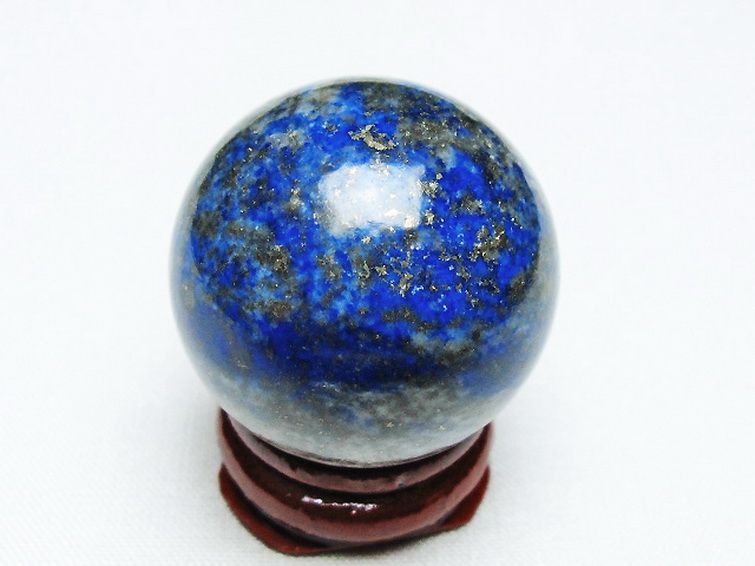 ラピスラズリ 丸玉 31mm [t218-3297] 3枚目