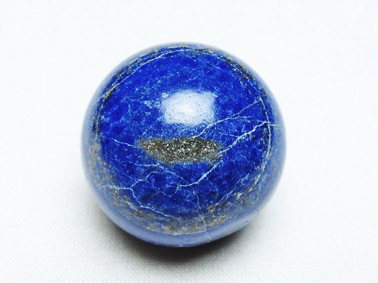 ラピスラズリ 丸玉 31mm [t218-3298] 1枚目