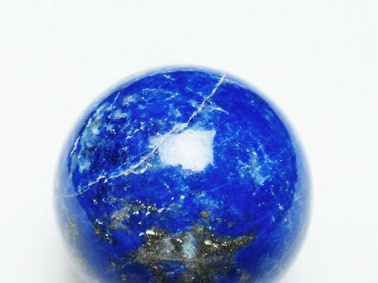 ラピスラズリ 丸玉 32mm [t218-3302] 2枚目