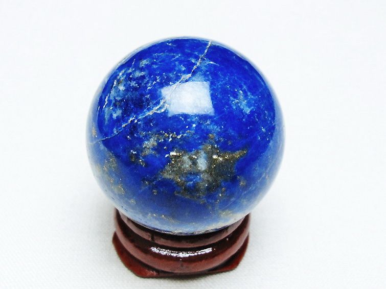 ラピスラズリ 丸玉 32mm [t218-3302] 3枚目