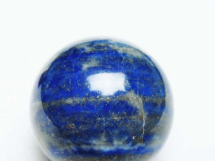 ラピスラズリ 丸玉 32mm [t218-3305] 2枚目