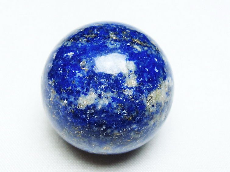 ラピスラズリ 丸玉 33mm [t218-3321] 1枚目