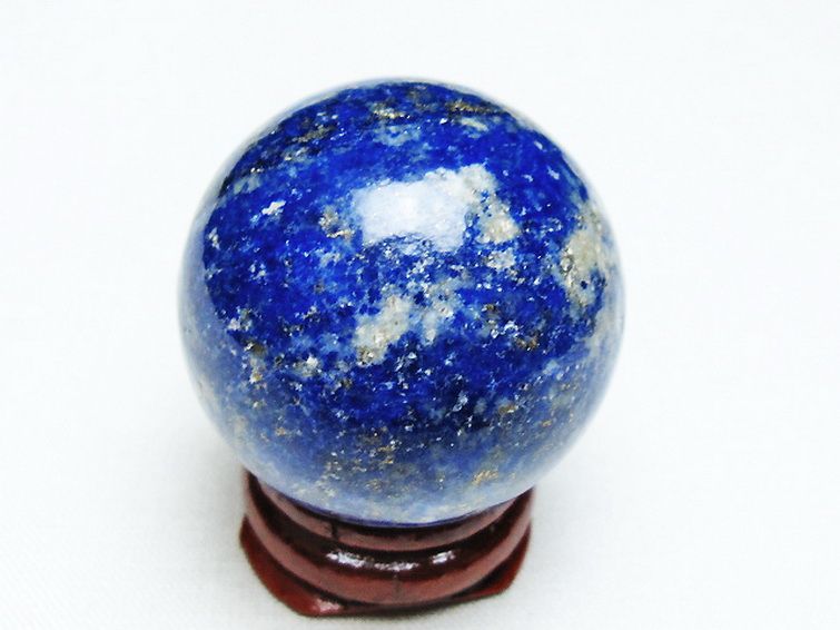 ラピスラズリ 丸玉 33mm [t218-3321] 3枚目