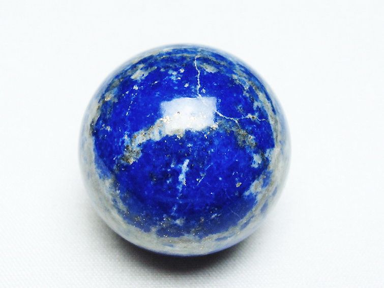 ラピスラズリ 丸玉 34mm [t218-3326] 1枚目