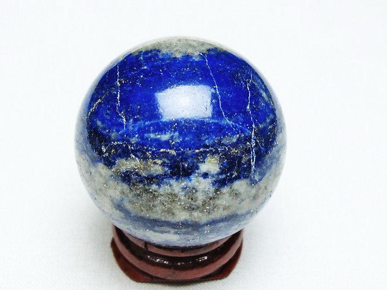 ラピスラズリ 丸玉 35mm [t218-3330] 3枚目