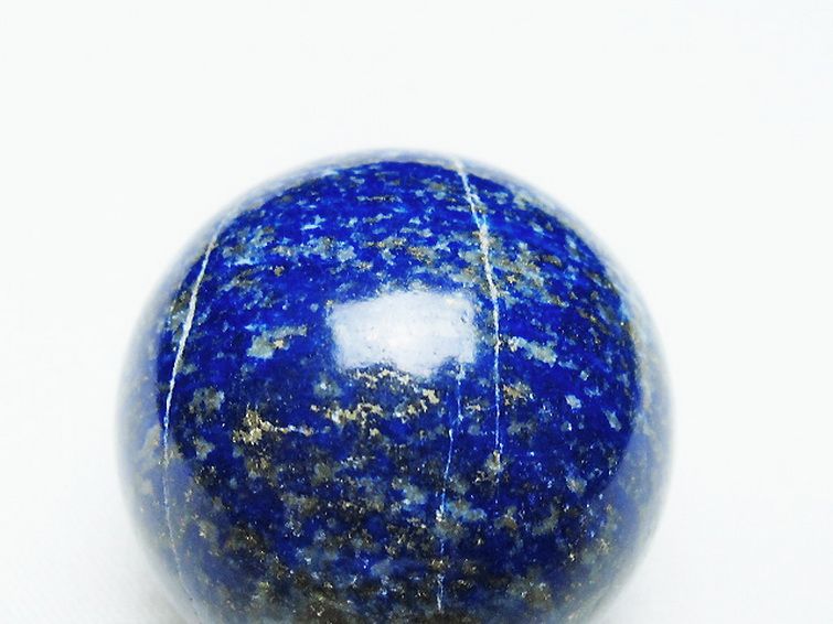 ラピスラズリ 丸玉 33mm [t218-3345] 2枚目