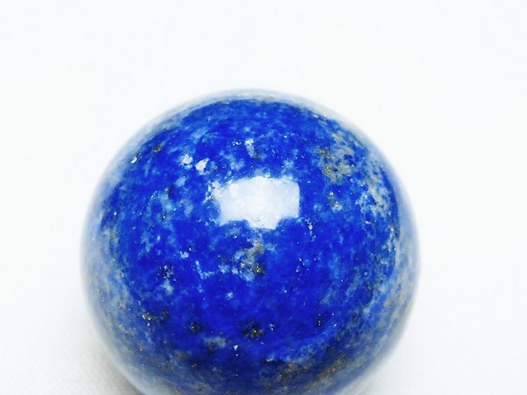 ラピスラズリ 丸玉 31mm [t218-3361] 2枚目