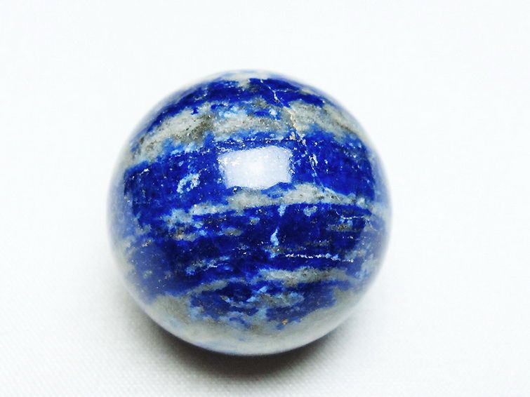 ラピスラズリ 丸玉 32mm [t218-3369] 1枚目