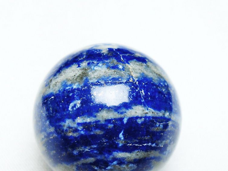 ラピスラズリ 丸玉 32mm [t218-3369] 2枚目
