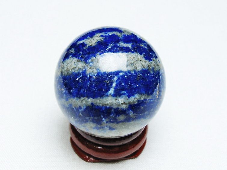 ラピスラズリ 丸玉 32mm [t218-3369] 3枚目
