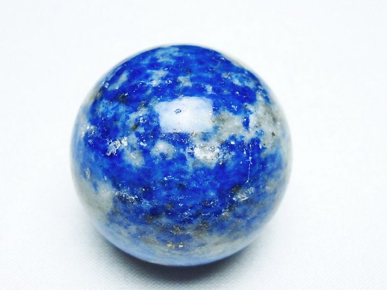 ラピスラズリ 丸玉 37mm [t218-3442] 1枚目