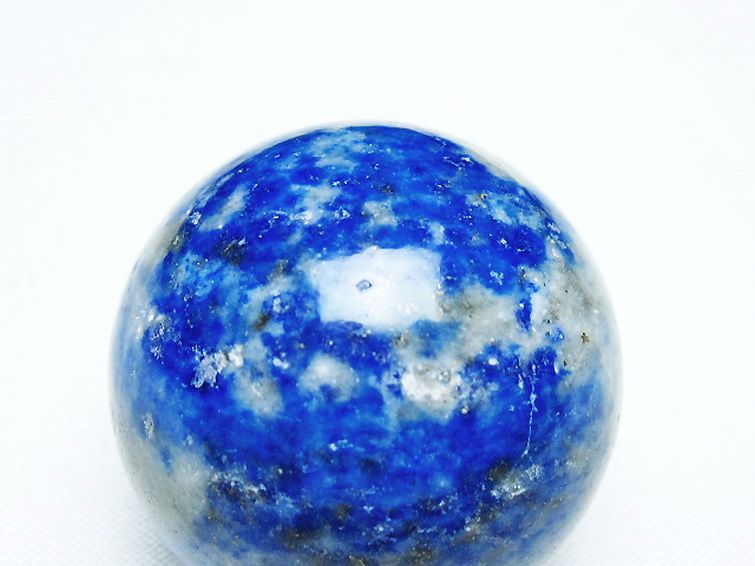ラピスラズリ 丸玉 37mm [t218-3442] 2枚目