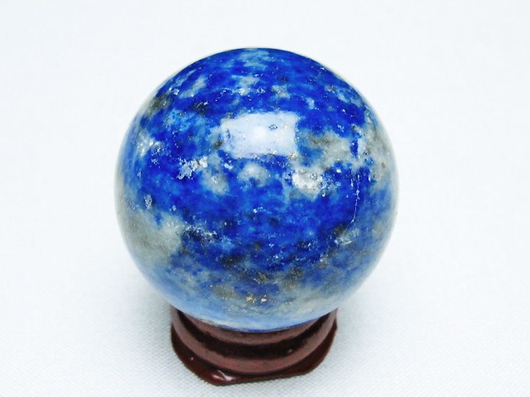 ラピスラズリ 丸玉 37mm [t218-3442] 3枚目