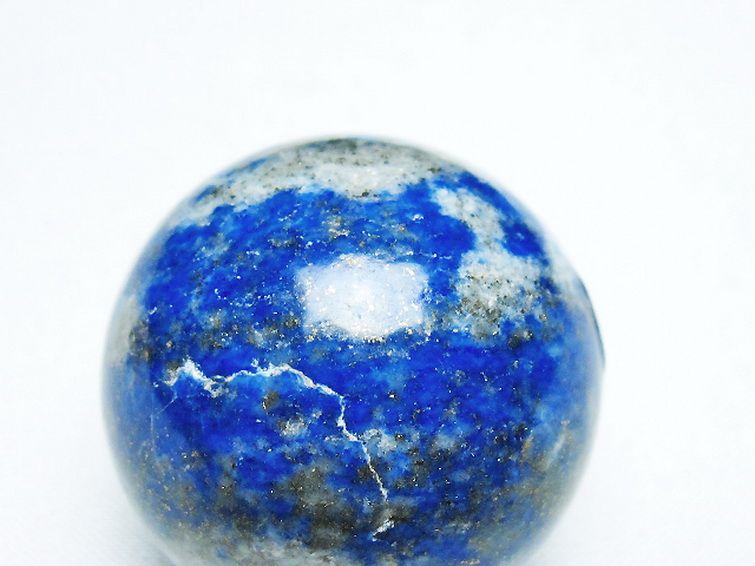 ラピスラズリ 丸玉 35mm [t218-3446] 2枚目