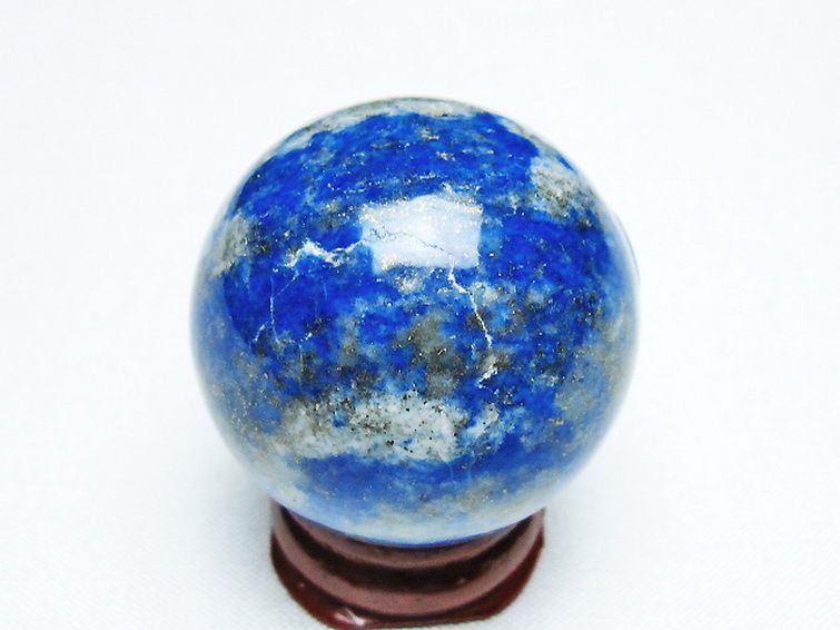 ラピスラズリ 丸玉 35mm [t218-3446] 3枚目