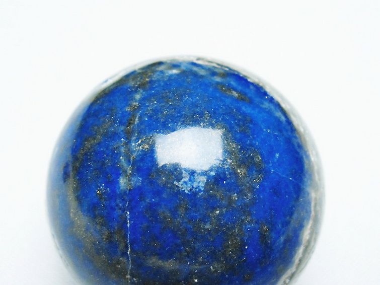 ラピスラズリ 丸玉 35mm [t218-3449] 2枚目