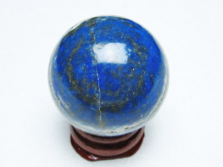 ラピスラズリ 丸玉 35mm [t218-3449] 3枚目