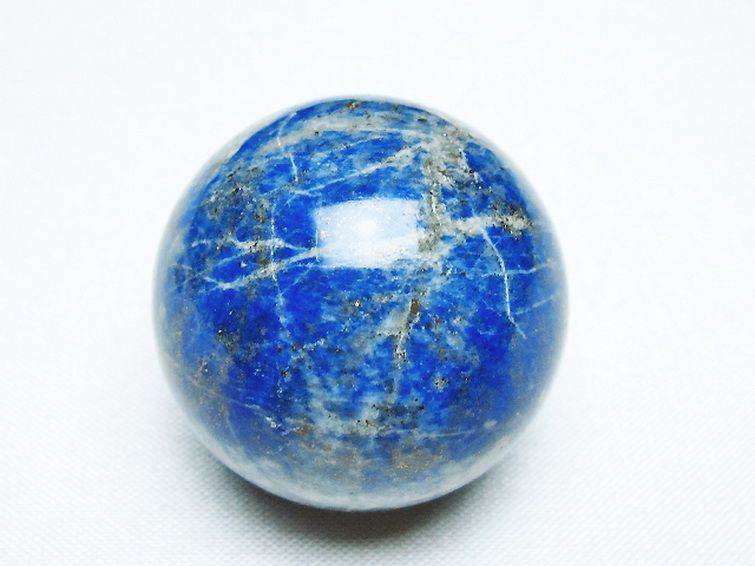 ラピスラズリ 丸玉 34mm [t218-3450] 1枚目