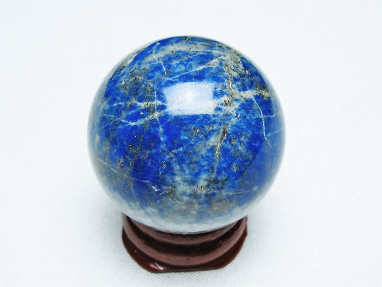 ラピスラズリ 丸玉 34mm [t218-3450] 3枚目