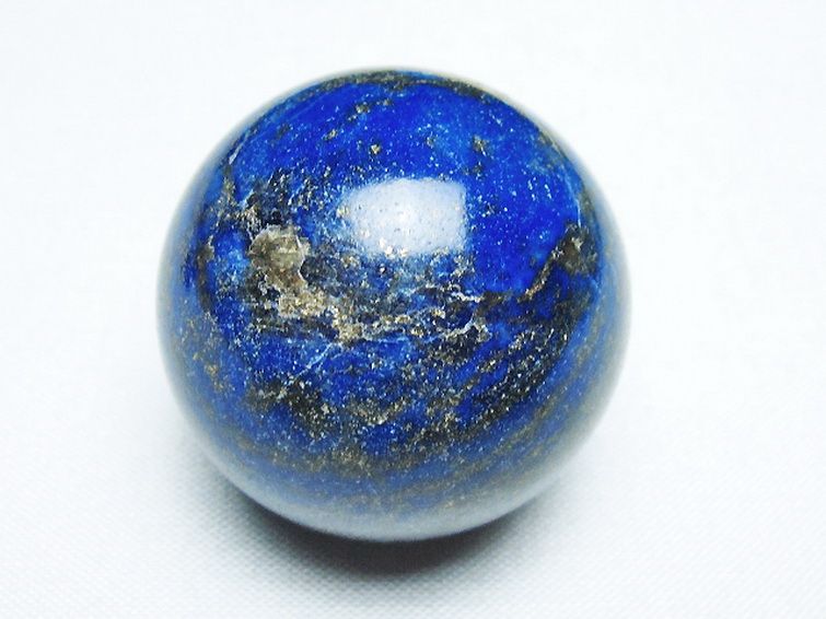 ラピスラズリ 丸玉 34mm [t218-3456] 1枚目