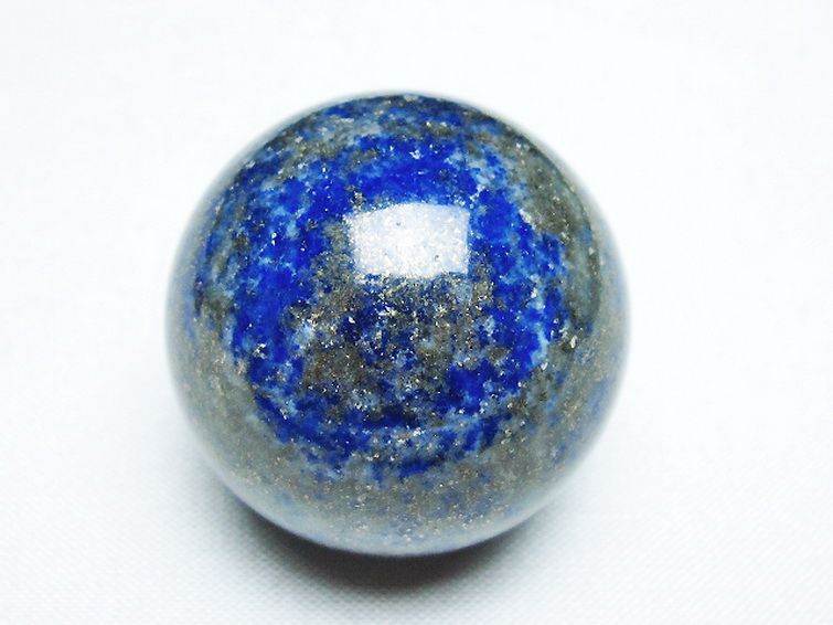 ラピスラズリ 丸玉 34mm [t218-3458] 1枚目