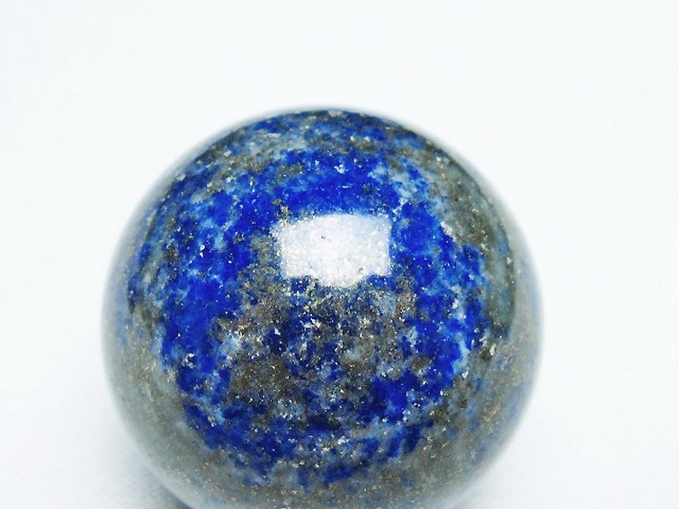 ラピスラズリ 丸玉 34mm [t218-3458] 2枚目
