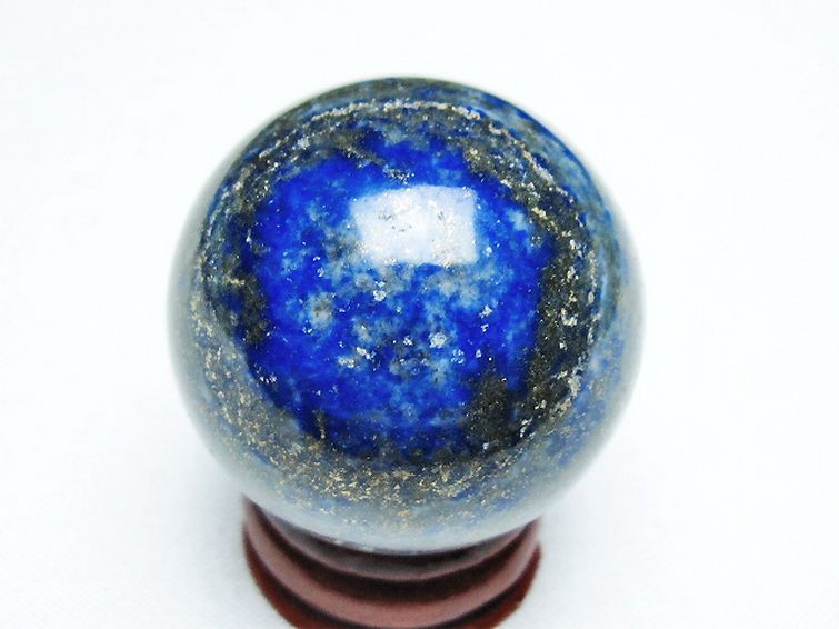 ラピスラズリ 丸玉 34mm [t218-3458] 3枚目