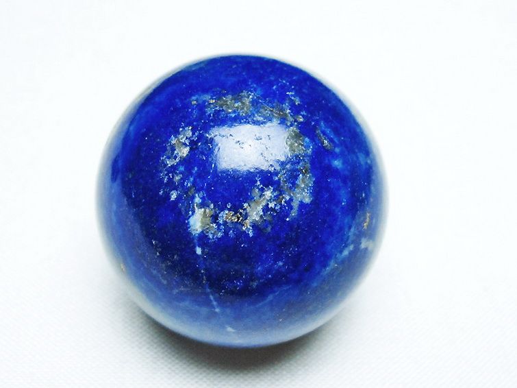 ラピスラズリ 丸玉 33mm [t218-3467] 1枚目