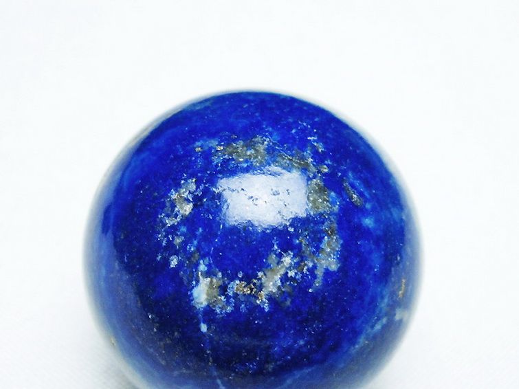 ラピスラズリ 丸玉 33mm [t218-3467] 2枚目