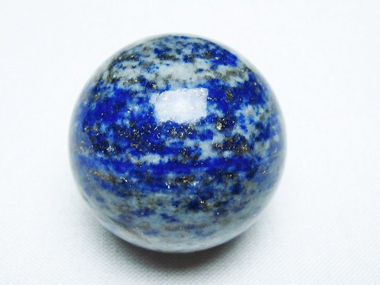 ラピスラズリ 丸玉 32mm [t218-3486] 1枚目