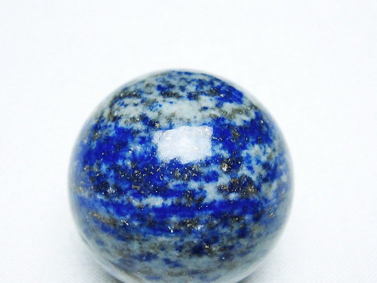 ラピスラズリ 丸玉 32mm [t218-3486] 2枚目