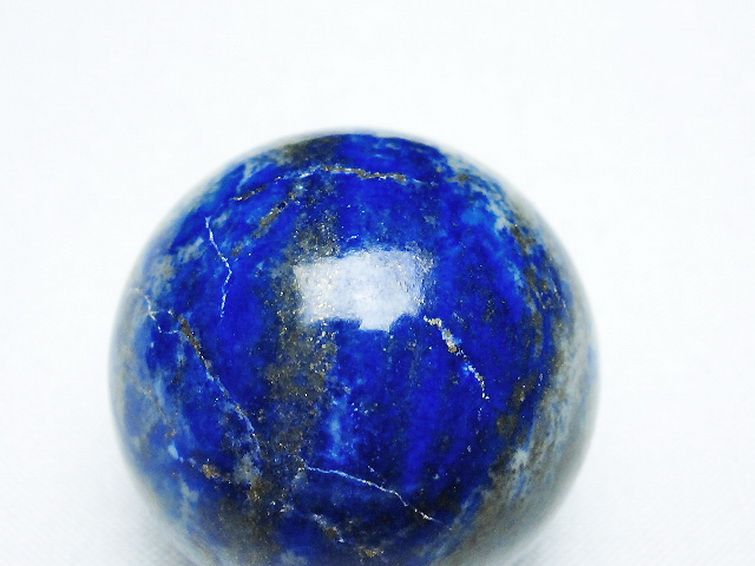 ラピスラズリ 丸玉 32mm [T218-3493] 2枚目