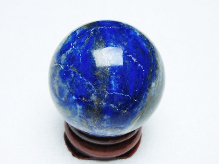 ラピスラズリ 丸玉 32mm [T218-3493] 3枚目