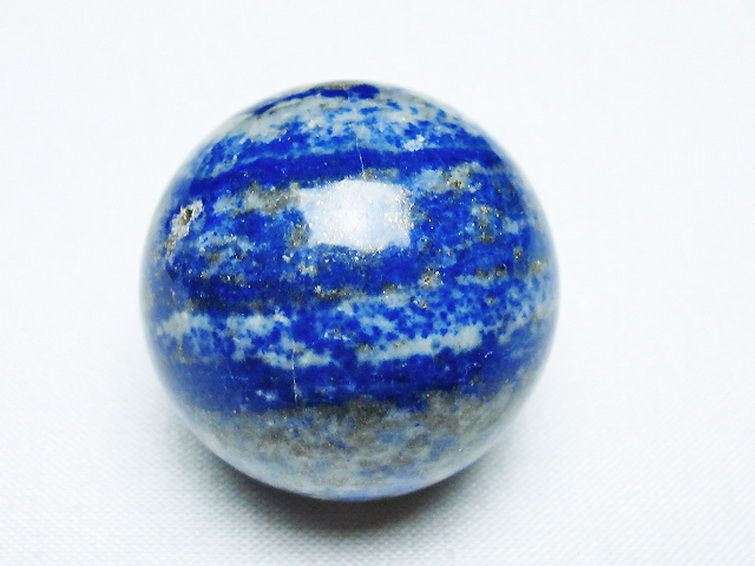 ラピスラズリ 丸玉 32mm [t218-3494] 1枚目