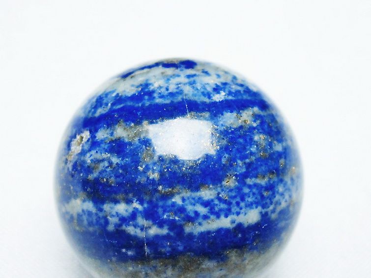 ラピスラズリ 丸玉 32mm [t218-3494] 2枚目