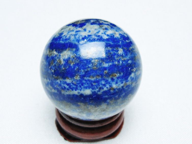 ラピスラズリ 丸玉 32mm [t218-3494] 3枚目