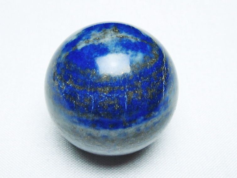 ラピスラズリ 丸玉 31mm [t218-3500] 1枚目