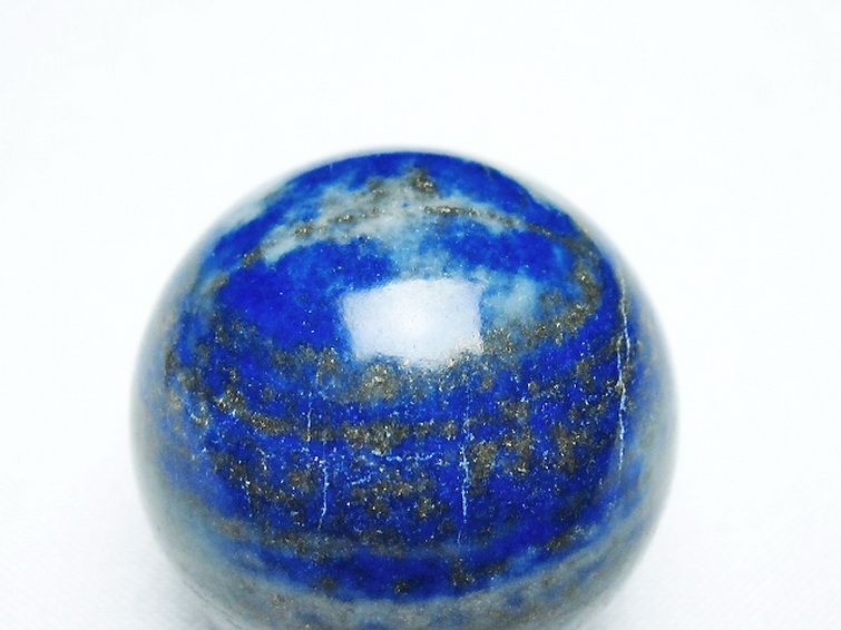 ラピスラズリ 丸玉 31mm [t218-3500] 2枚目