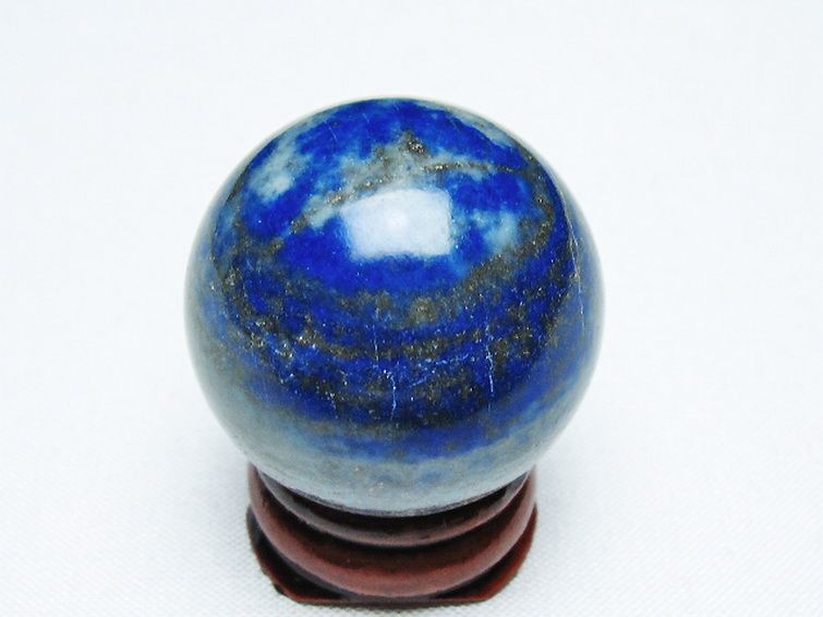 ラピスラズリ 丸玉 31mm [t218-3500] 3枚目