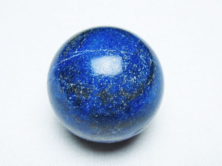 ラピスラズリ 丸玉 31mm [t218-3510] 1枚目