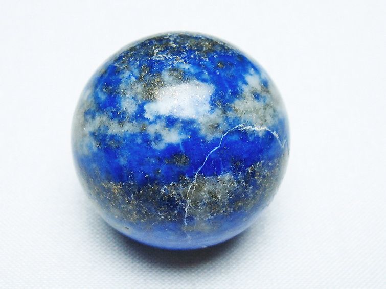 ラピスラズリ 丸玉 31mm [t218-3512] 1枚目