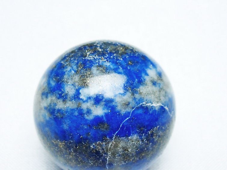 ラピスラズリ 丸玉 31mm [t218-3512] 2枚目