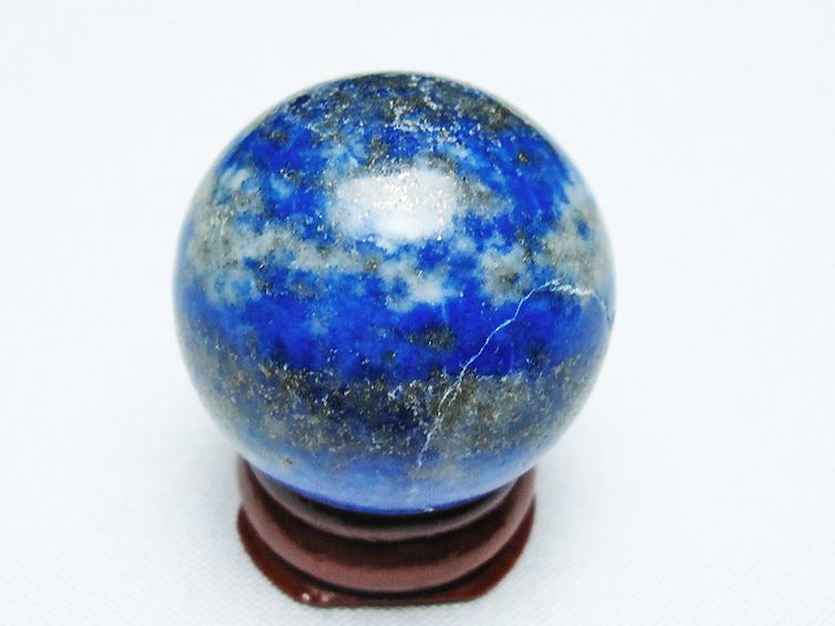 ラピスラズリ 丸玉 31mm [t218-3512] 3枚目