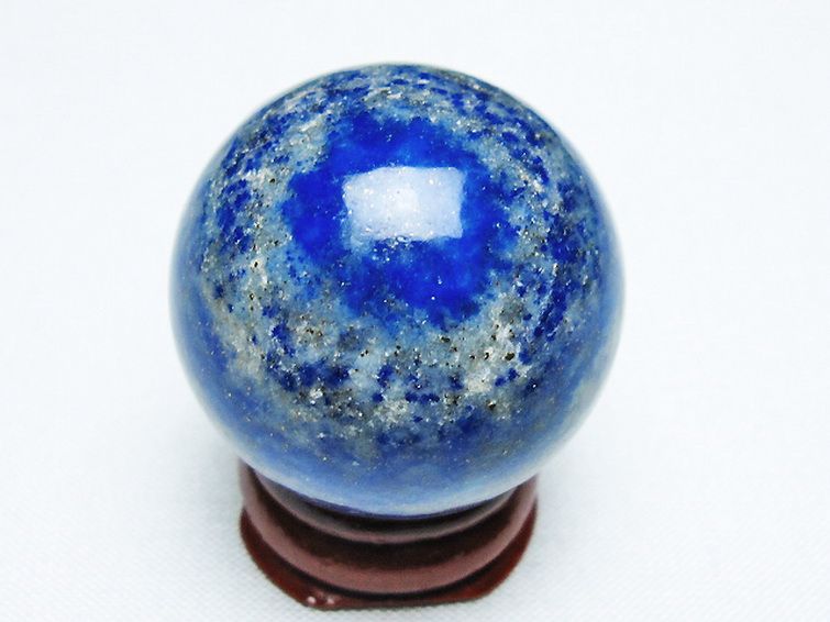 ラピスラズリ 丸玉 32mm [T218-3520] 3枚目